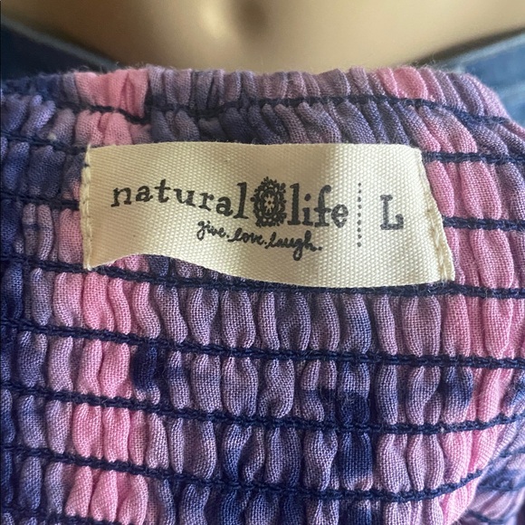 New! Natural Life Boho Hippie Tie Dye Maxi Skirt - Picture 5 of 5